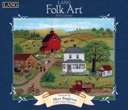 Folk Art 2023 Wall Calendar (Click to see back)